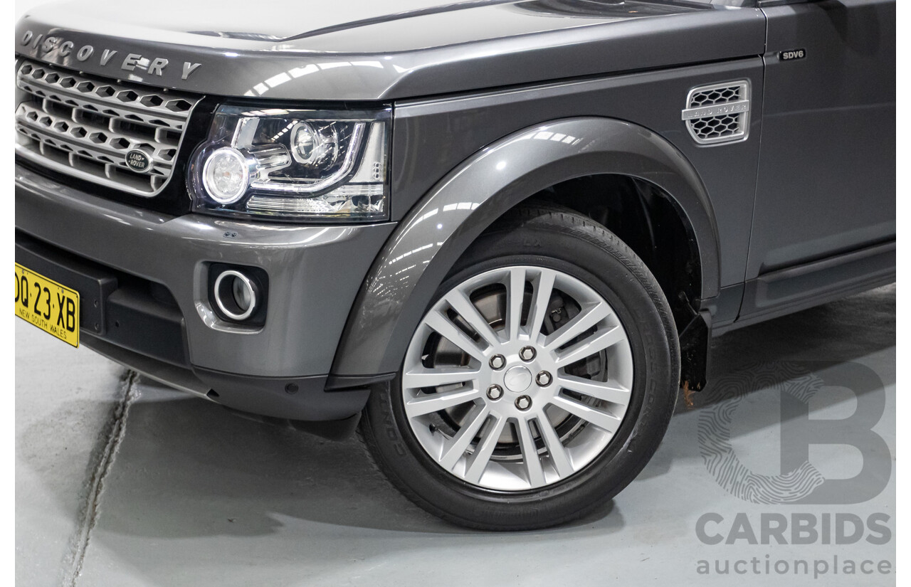 03/2014 Land Rover Discovery 4 3.0 SDV6 HSE (4x4) MY13 4D Wagon Corris Grey  Turbo Diesel 3.0L
