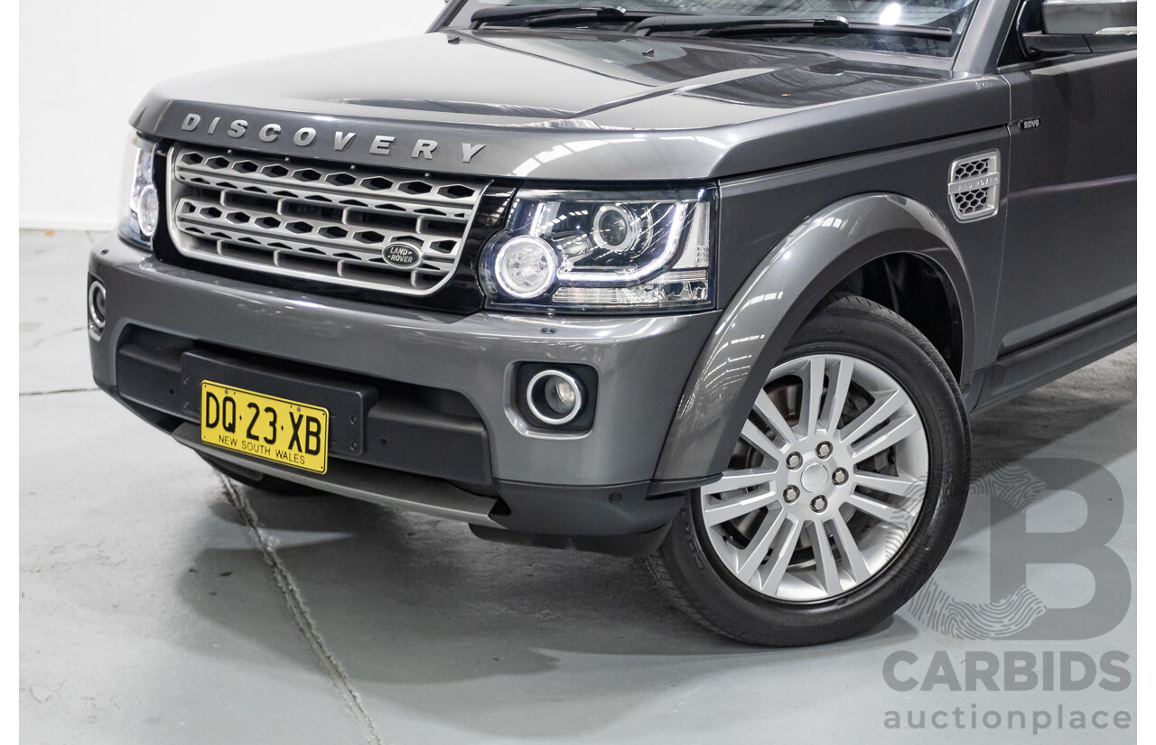 03/2014 Land Rover Discovery 4 3.0 SDV6 HSE (4x4) MY13 4D Wagon Corris Grey  Turbo Diesel 3.0L