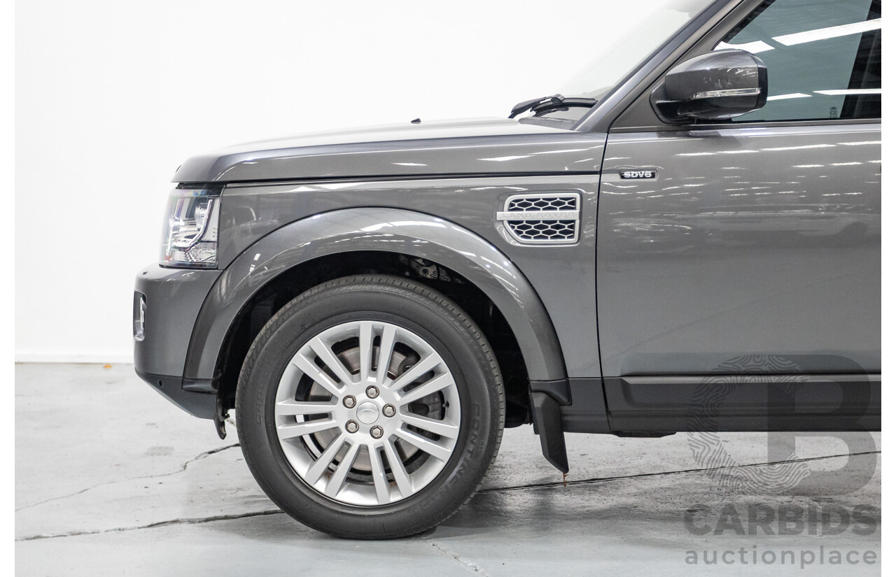 03/2014 Land Rover Discovery 4 3.0 SDV6 HSE (4x4) MY13 4D Wagon Corris Grey  Turbo Diesel 3.0L