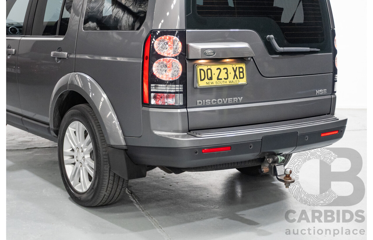 03/2014 Land Rover Discovery 4 3.0 SDV6 HSE (4x4) MY13 4D Wagon Corris Grey  Turbo Diesel 3.0L