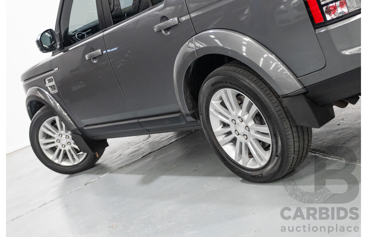 03/2014 Land Rover Discovery 4 3.0 SDV6 HSE (4x4) MY13 4D Wagon Corris Grey  Turbo Diesel 3.0L