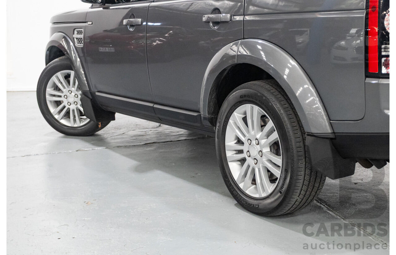03/2014 Land Rover Discovery 4 3.0 SDV6 HSE (4x4) MY13 4D Wagon Corris Grey  Turbo Diesel 3.0L