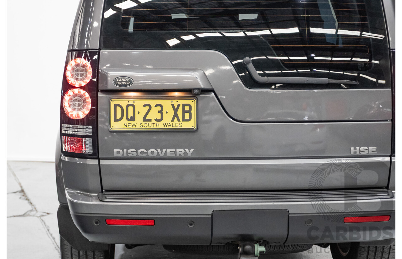 03/2014 Land Rover Discovery 4 3.0 SDV6 HSE (4x4) MY13 4D Wagon Corris Grey  Turbo Diesel 3.0L