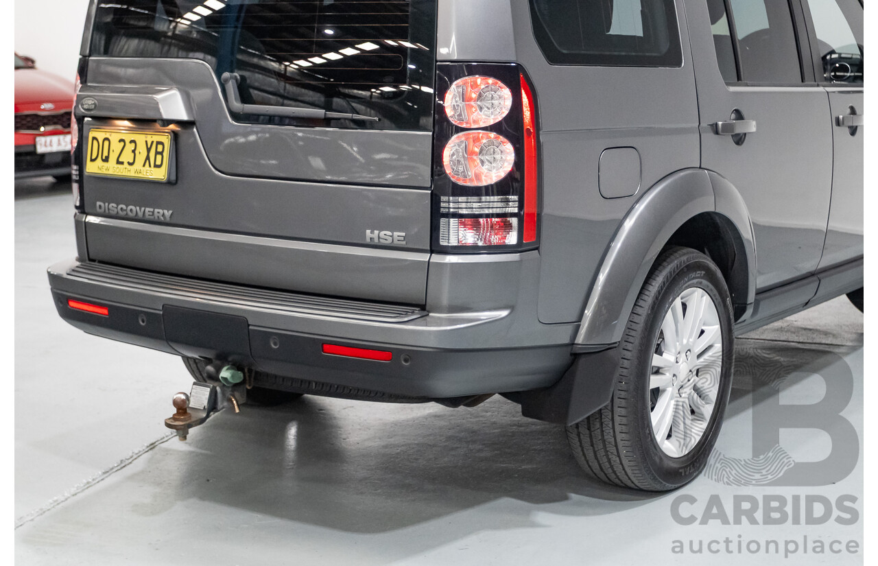 03/2014 Land Rover Discovery 4 3.0 SDV6 HSE (4x4) MY13 4D Wagon Corris Grey  Turbo Diesel 3.0L