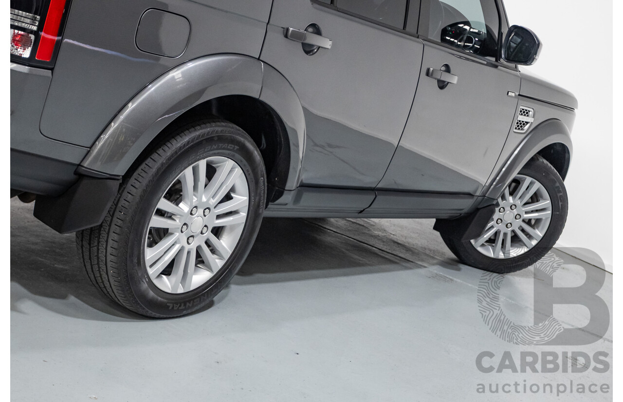 03/2014 Land Rover Discovery 4 3.0 SDV6 HSE (4x4) MY13 4D Wagon Corris Grey  Turbo Diesel 3.0L