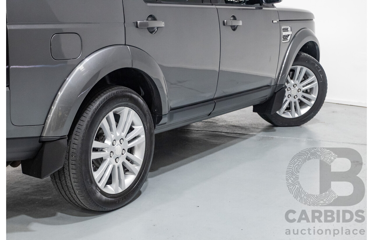 03/2014 Land Rover Discovery 4 3.0 SDV6 HSE (4x4) MY13 4D Wagon Corris Grey  Turbo Diesel 3.0L