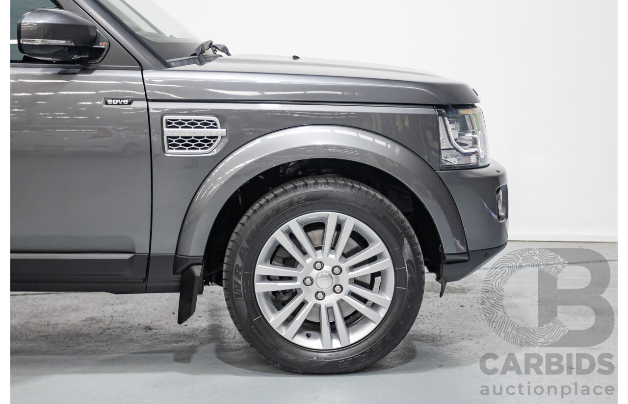 03/2014 Land Rover Discovery 4 3.0 SDV6 HSE (4x4) MY13 4D Wagon Corris Grey  Turbo Diesel 3.0L