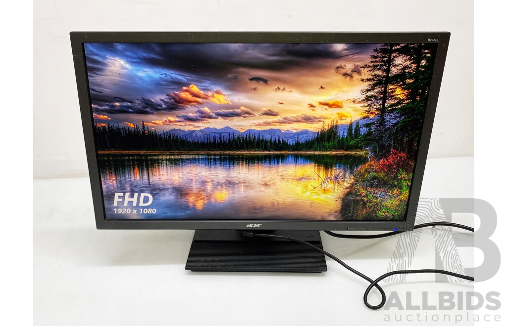 Acer (B246HL) 24-Inch Full HD Monitor & LG (E2441VX) Flatron 24-Inch Full HD Monitor
