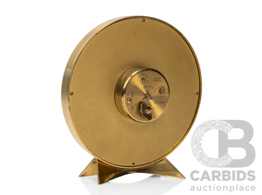 Vintage Brass Swiza Alarm Clock