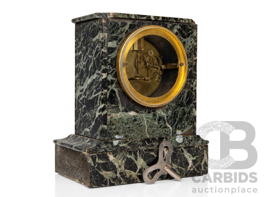 Victorian Marble Architectural Mantle Clock