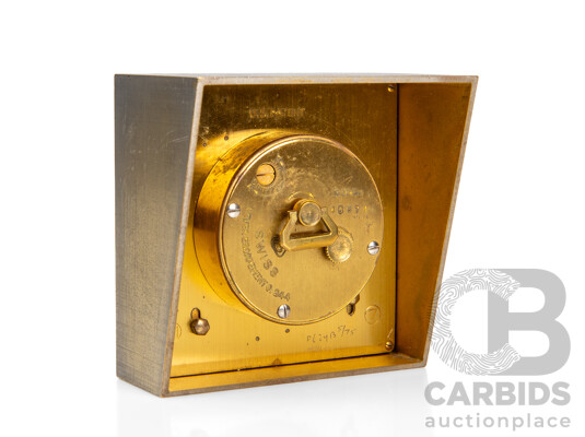 Vintage Imhof Swiss Desk Clock for Fairfax & Roberts Ltd