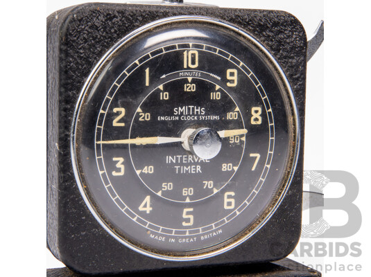 Vintage English Smiths Industrial Interval Timer