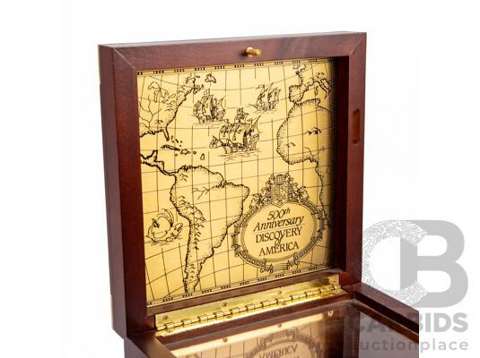 Franklin Mint Cased 'Age of Discovery' Chronometer, Circa 1992