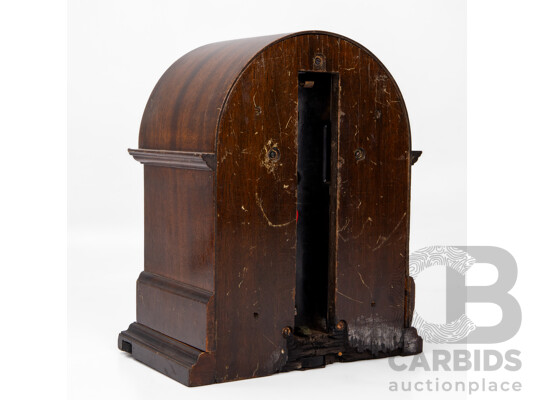 Late Edwardian Timber Cased Mantle Clock by Poole