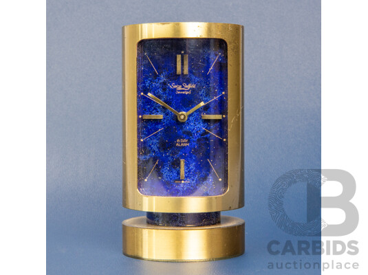 Vintage 1960s Swiza, Sheffield Eight Day Alarm Clock