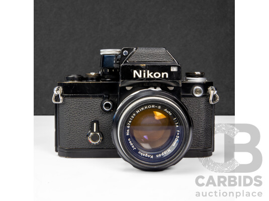 Nikon F2 Photomic 35mm SLR Camera with Nikkor S 50mm F/1.4 Lens
