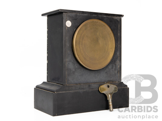 Early Victorian Slate Mantle Clock
