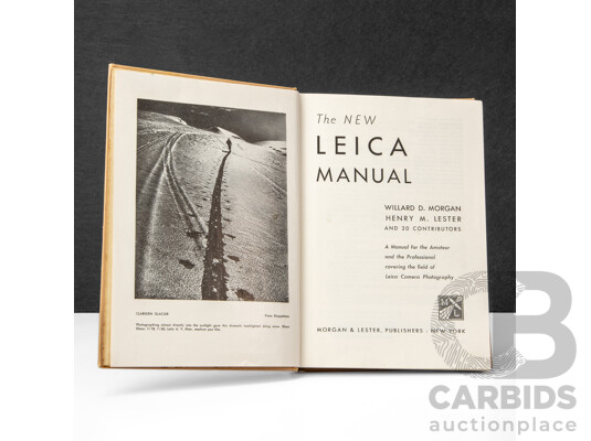 1953 Leica Manual by Willard D. Morgan and Henry M. Lester, Twelfth Edition