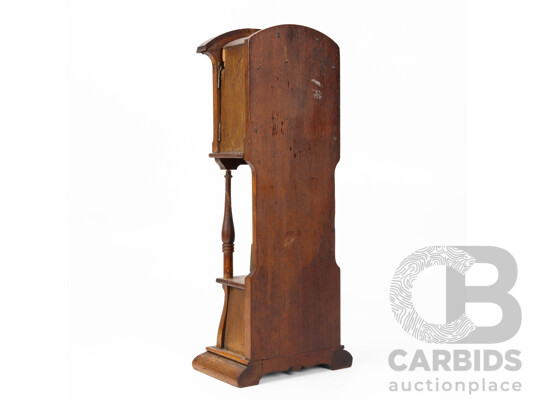 Vintage Miniature Georgian Style Long Case Clock