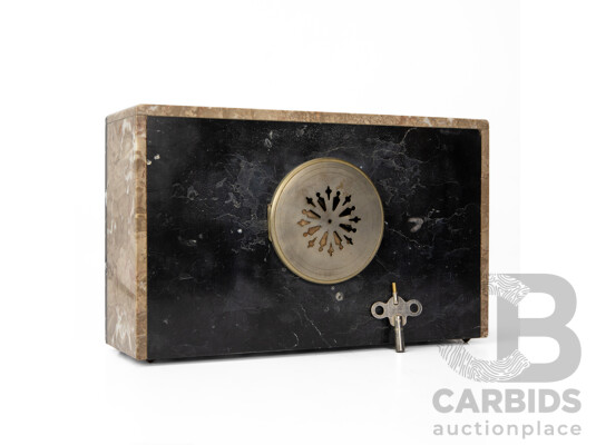 Art Deco Marble Mantel Clock