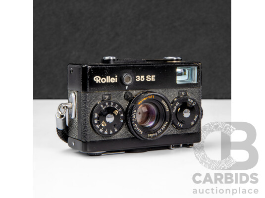 Rollei 35 SE Compact 35mm Film Camera with Sonnar 40mm F/2.8 Lens