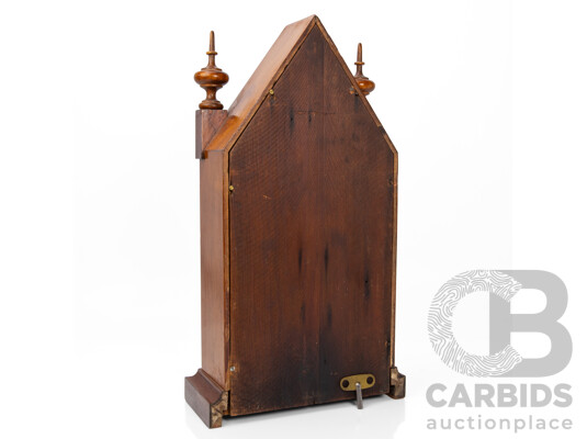 Vintage Timber Mantle Clock