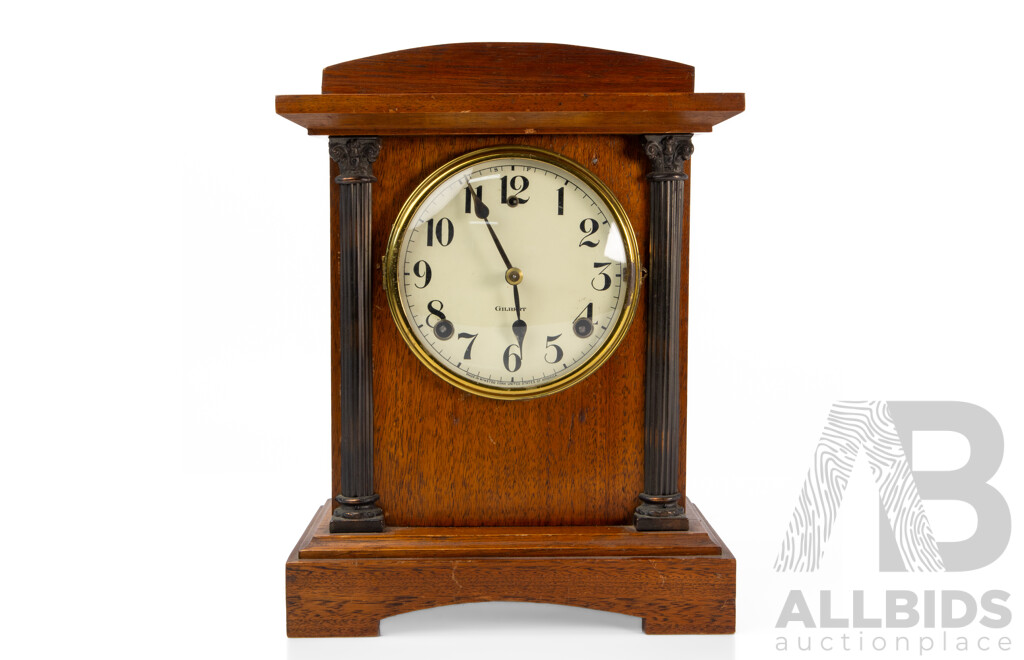 Oak Wm. L. Gilbert Mantle Clock