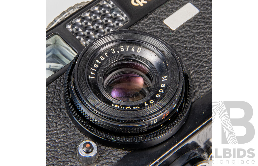 Rollei B35 35mm Film Camera with Triotar 40mm F/3.5 Lens