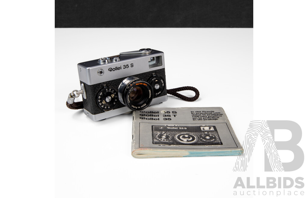 Rollei 35 S 35mm Film Camera with Sonnar 40mm F/2.8 Lens