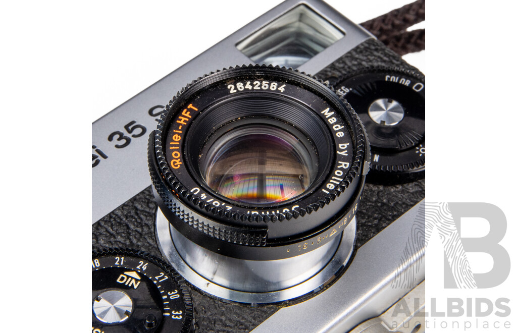 Rollei 35 S 35mm Film Camera with Sonnar 40mm F/2.8 Lens