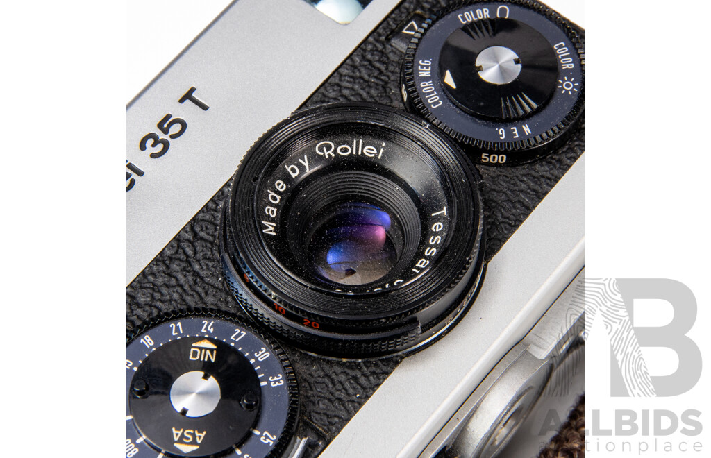 Rollei 35 T 35mm Film Camera with Tessar 40mm F/3.5 Lens