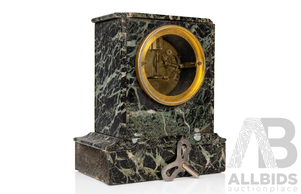 Victorian Marble Architectural Mantle Clock