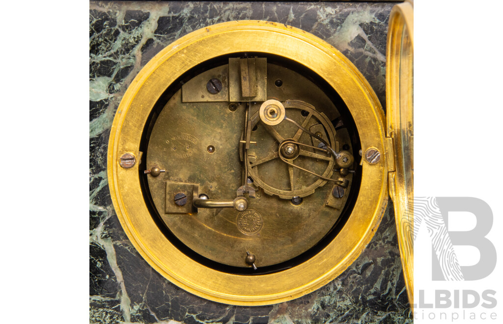 Victorian Marble Architectural Mantle Clock