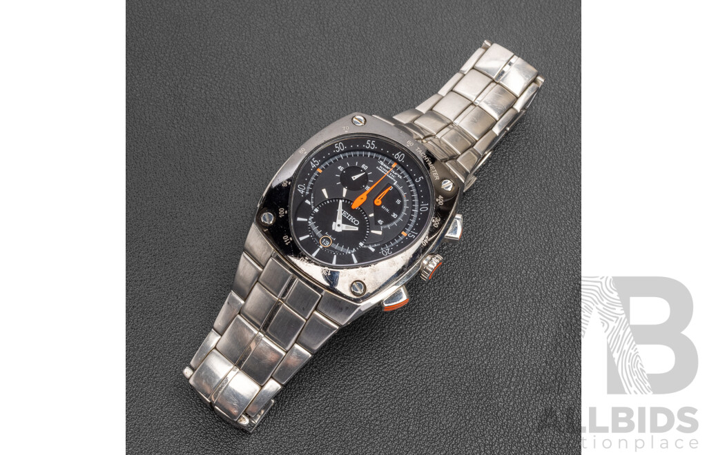 Seiko Sportura Automatic Kinetic Chronometer Watch, Ref: 7L22-0AD0