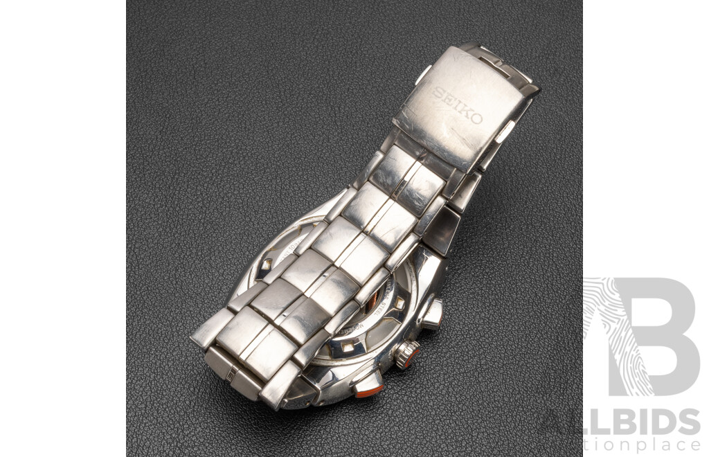 Seiko Sportura Automatic Kinetic Chronometer Watch, Ref: 7L22-0AD0