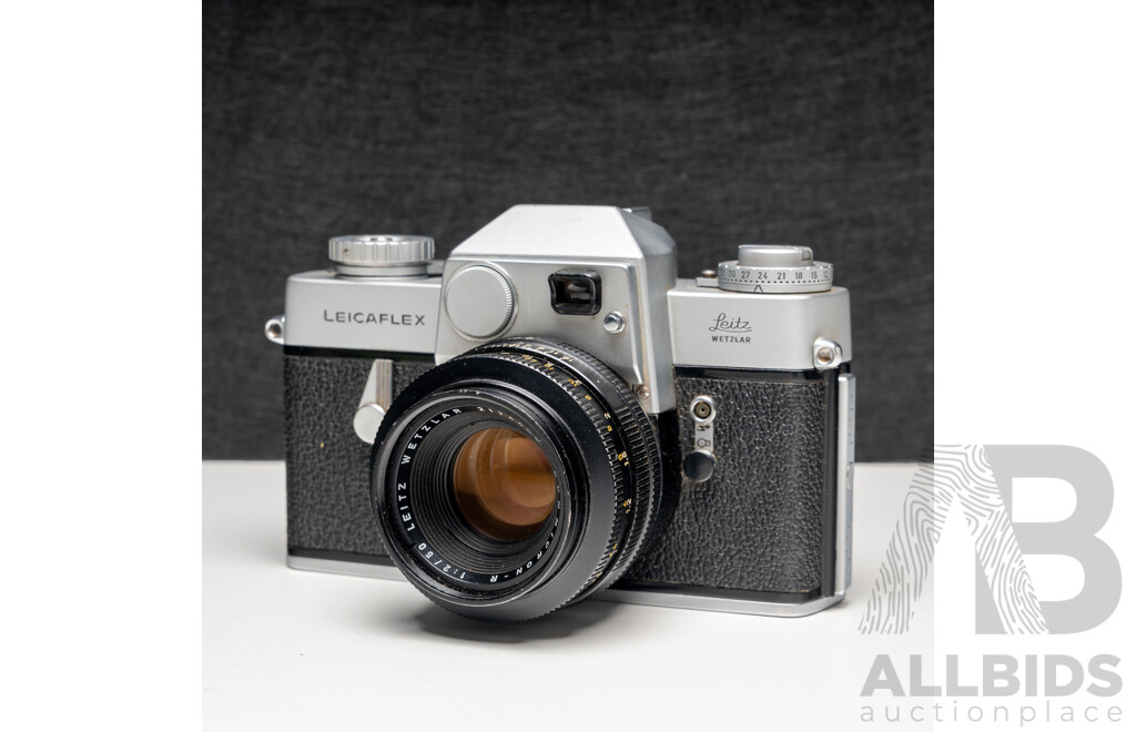 Leicaflex 35mm SLR Camera with Leitz Wetzlar Summicron-R 50mm F2 Lens
