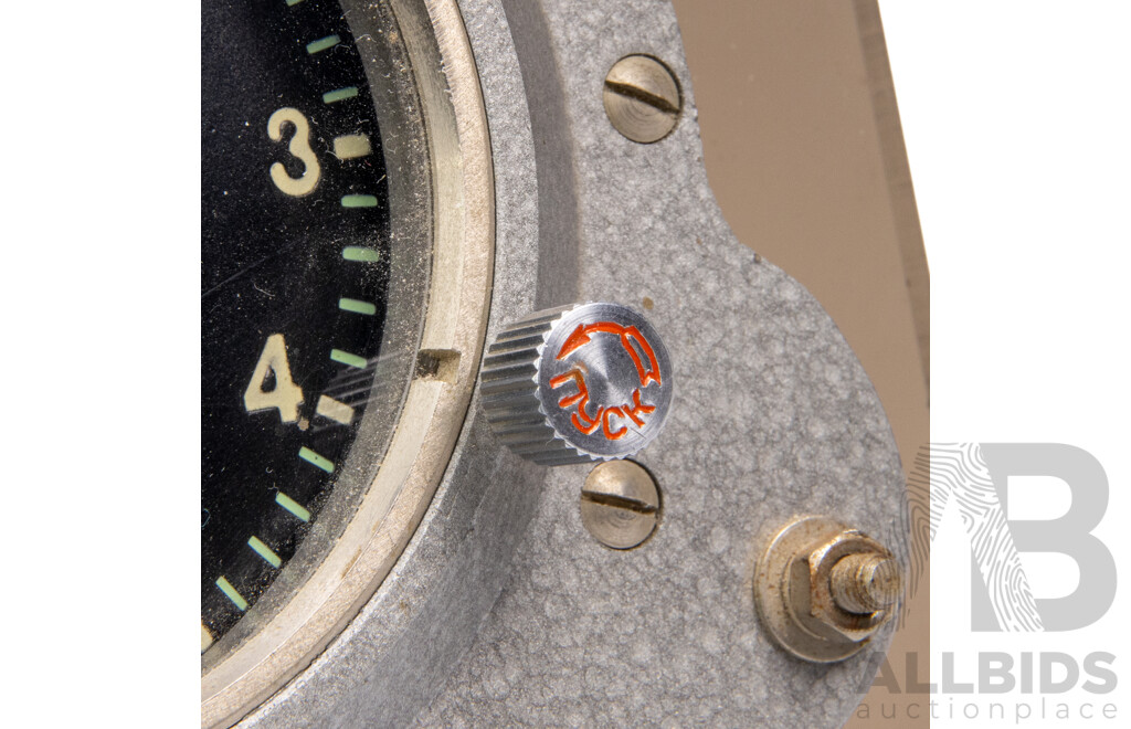 Vintage Mounted CEK Soviet Era Ships Clock