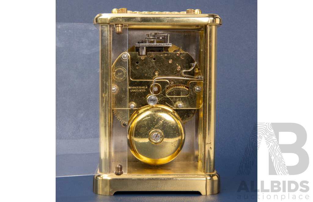 Vintage Aug. Schatz & Sons Carriage Clock