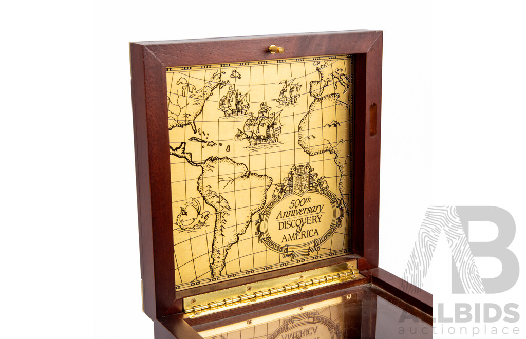 Franklin Mint Cased 'Age of Discovery' Chronometer, Circa 1992