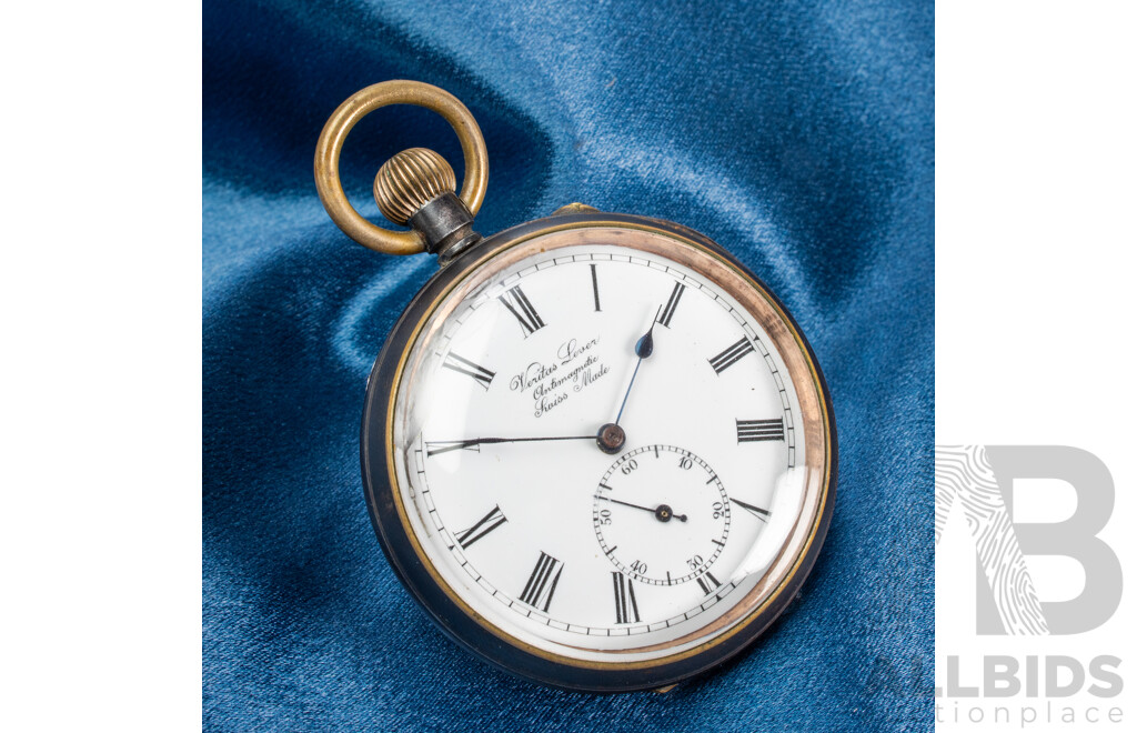 Vintage Swiss Made Veritas Lever Pocket Watch - 1310