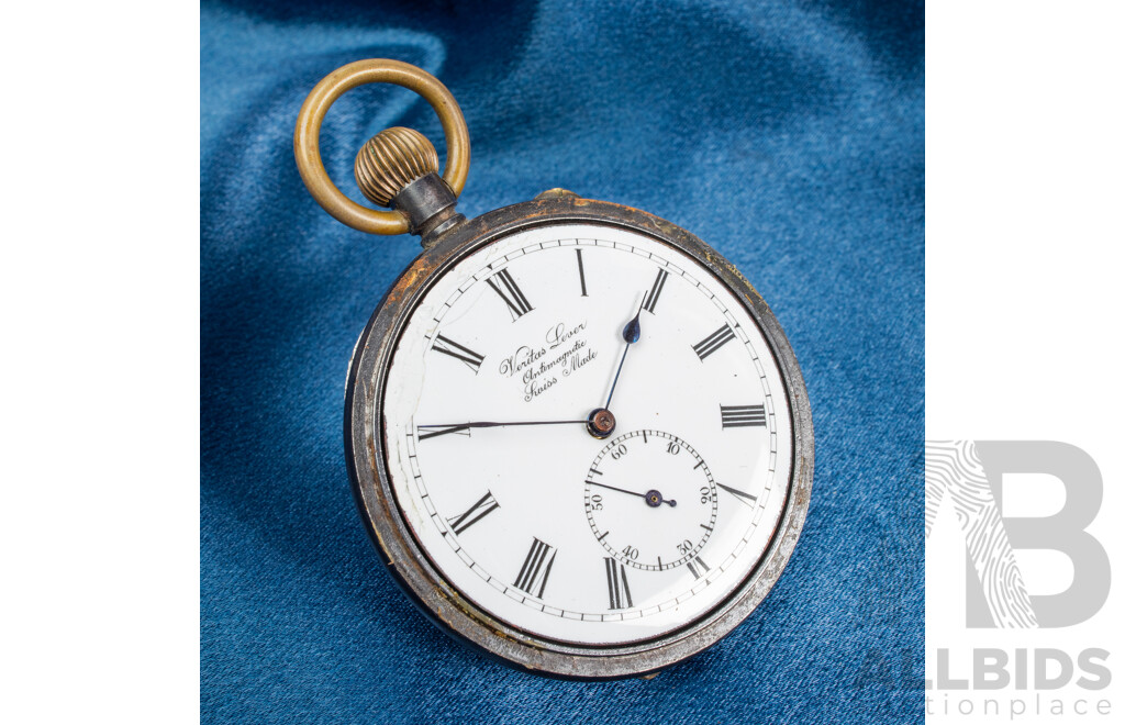 Vintage Swiss Made Veritas Lever Pocket Watch - 1310