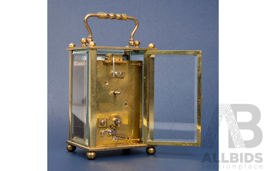 Vintage Miniature Brass Carriage Clock