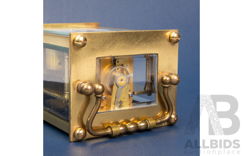 Vintage Miniature Brass Carriage Clock