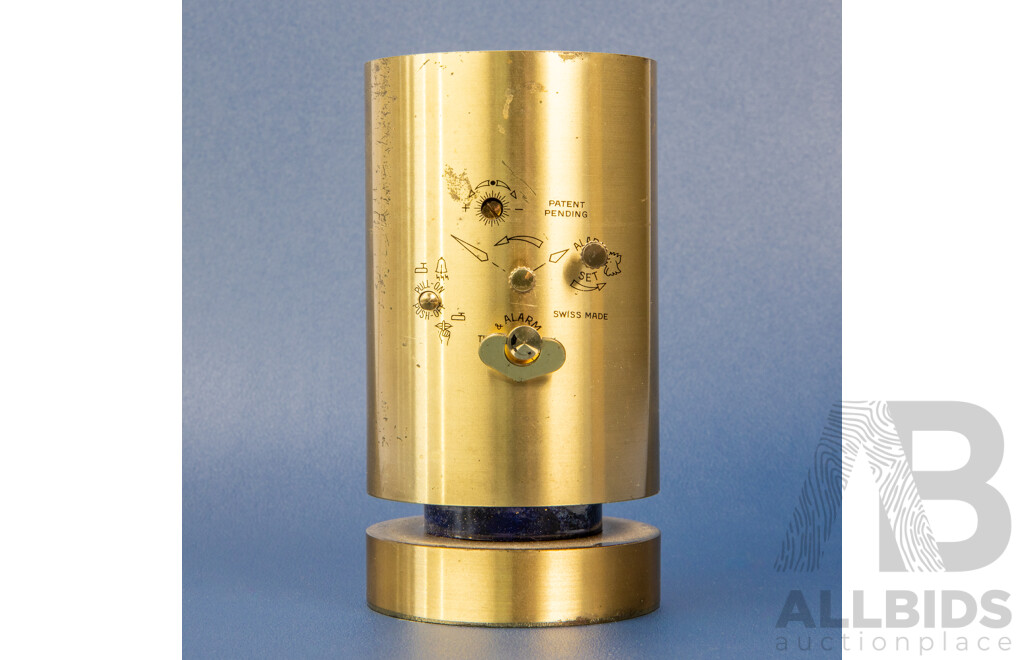 Vintage 1960s Swiza, Sheffield Eight Day Alarm Clock
