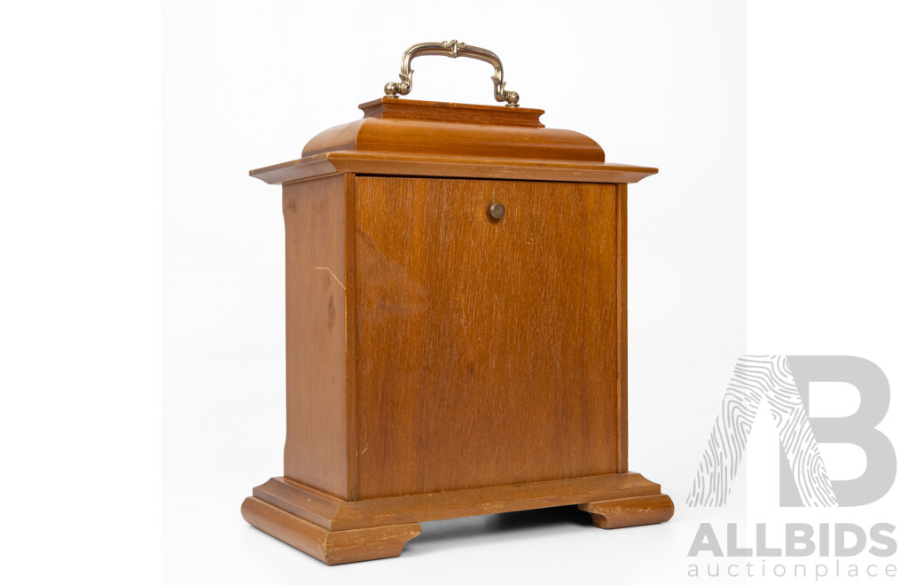 Vintage Timber Cased Rhythm Mantle Clock