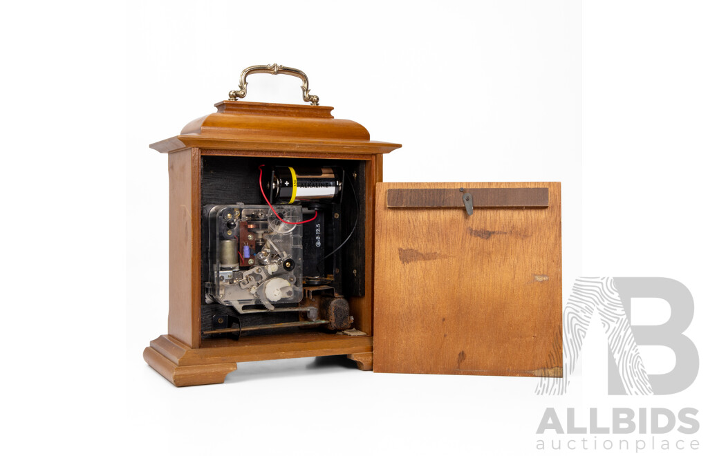 Vintage Timber Cased Rhythm Mantle Clock