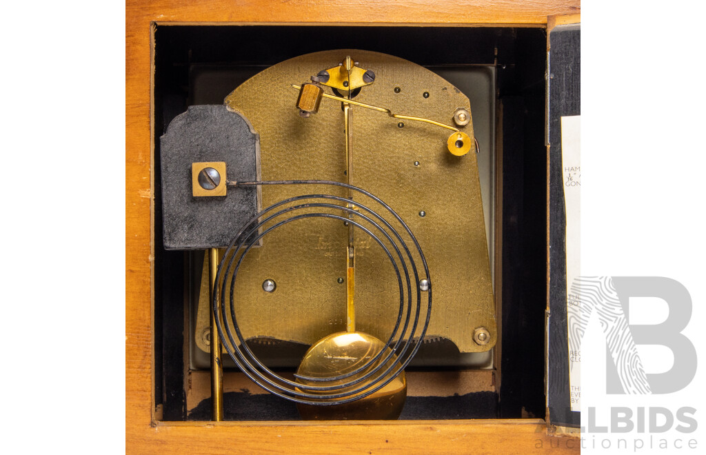 Art Deco Walnut Veneered Mantle Clock