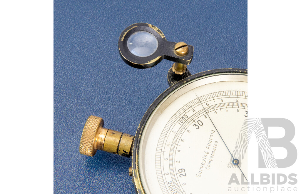 Antique Surveying Aneroid Barometer by N.H.Seward Pty Ltd