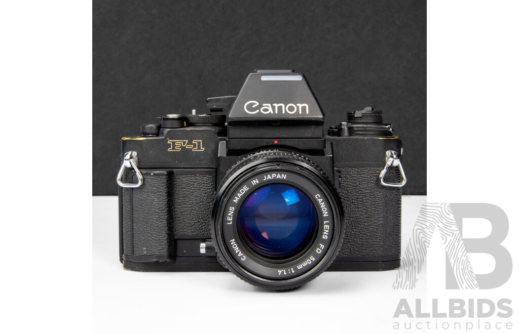 Canon F1 35mm SLR Camera with Canon 50mm F/1.4 Lens