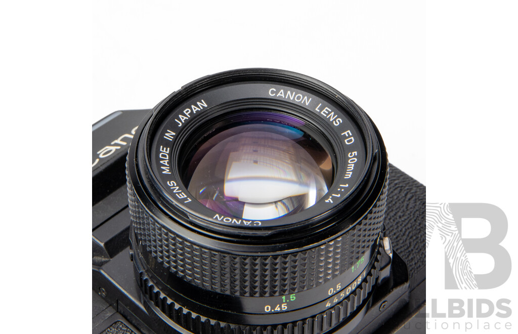 Canon F1 35mm SLR Camera with Canon 50mm F/1.4 Lens